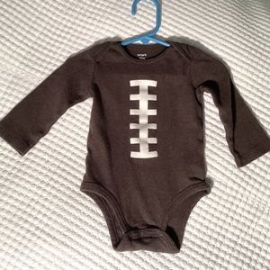 Carter’s Infant Football onesie Size 12 mo